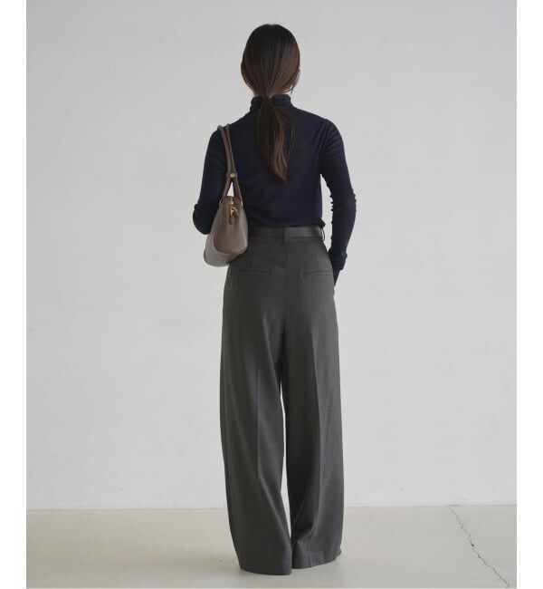 NOBLE「《追加・WEB限定カラー》TRツイル裏起毛スラックスパンツ」|スラックス|