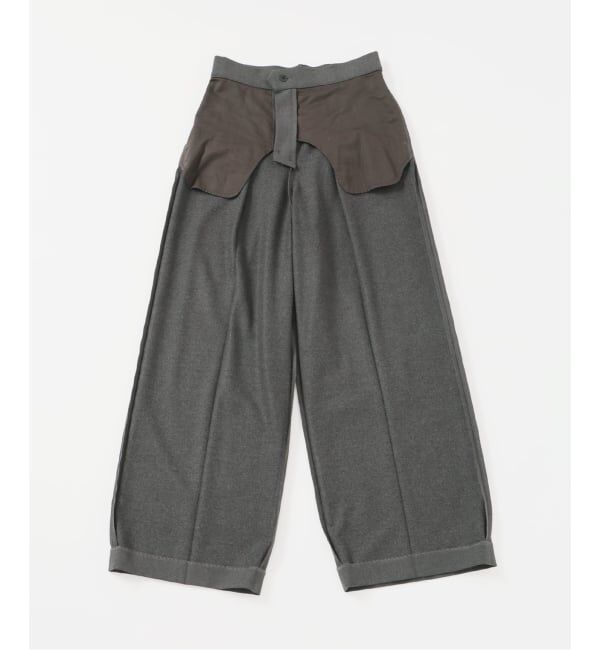 NOBLE「《追加・WEB限定カラー》TRツイル裏起毛スラックスパンツ」|スラックス|