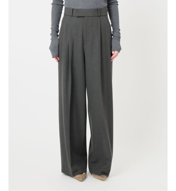 NOBLE「《追加・WEB限定カラー》TRツイル裏起毛スラックスパンツ」|スラックス|