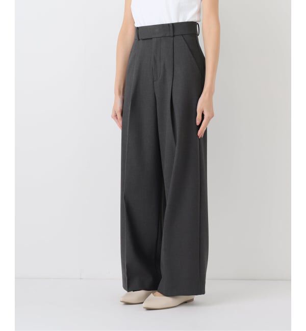 NOBLE「《追加・WEB限定カラー》TRツイル裏起毛スラックスパンツ」|スラックス|