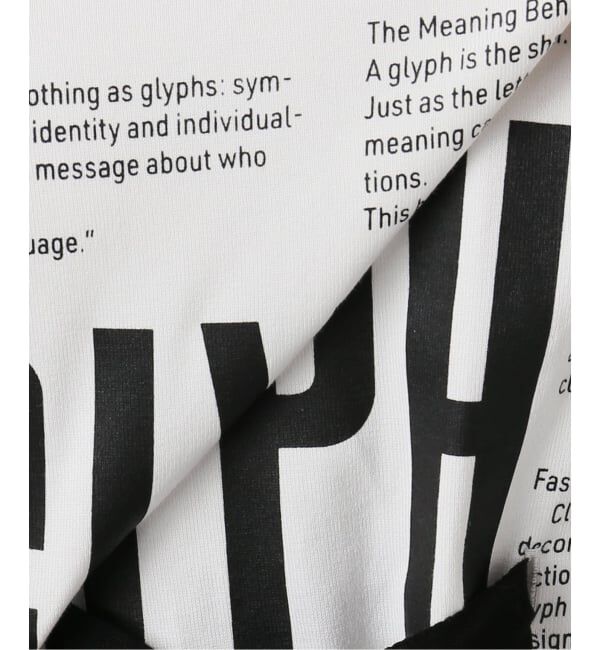 Glyph「Glyph Logo with Ribbons TEE」|Tシャツ・カットソー|