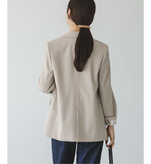 NOBLE「《追加》《WEB・一部店舗カラー》ウールフラノピークドラペルジャケット」|テーラードジャケット|