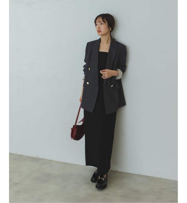 NOBLE「《追加》《WEB・一部店舗カラー》ウールフラノピークドラペルジャケット」|テーラードジャケット|