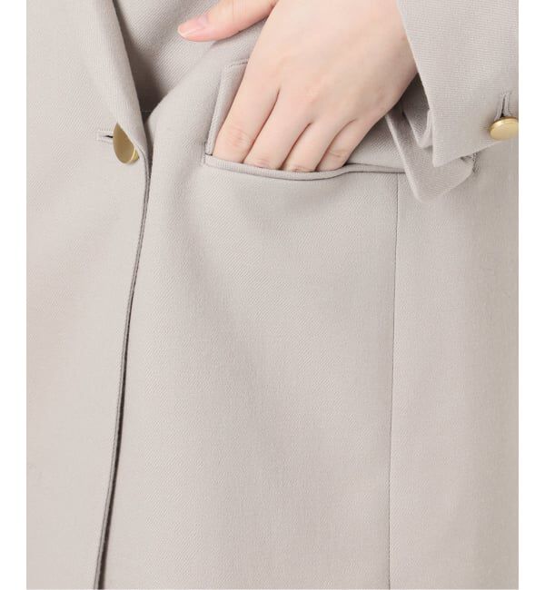 NOBLE「《追加》《WEB・一部店舗カラー》ウールフラノピークドラペルジャケット」|テーラードジャケット|