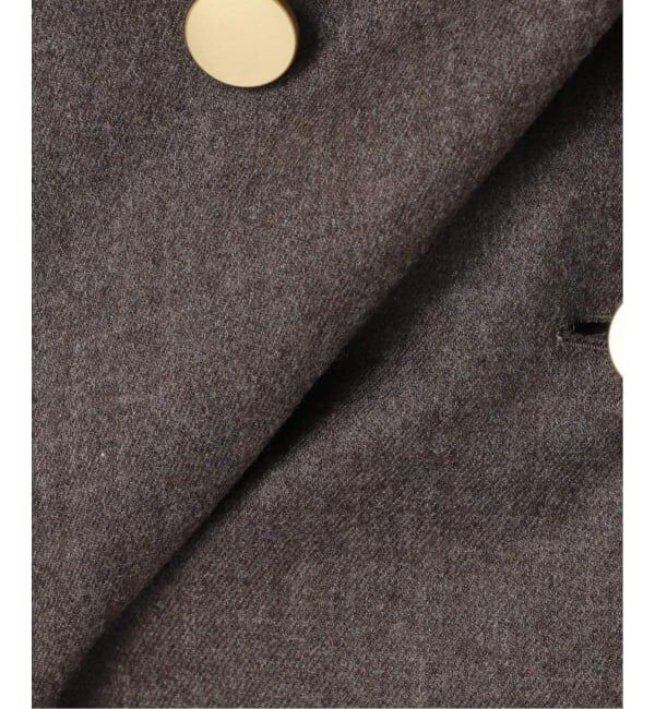 NOBLE「《追加》《WEB・一部店舗カラー》ウールフラノピークドラペルジャケット」|テーラードジャケット|