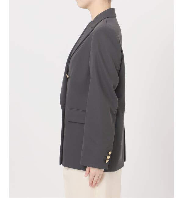 NOBLE「《セットアップ対応》フローツイルピークドラペルジャケット」|テーラードジャケット|