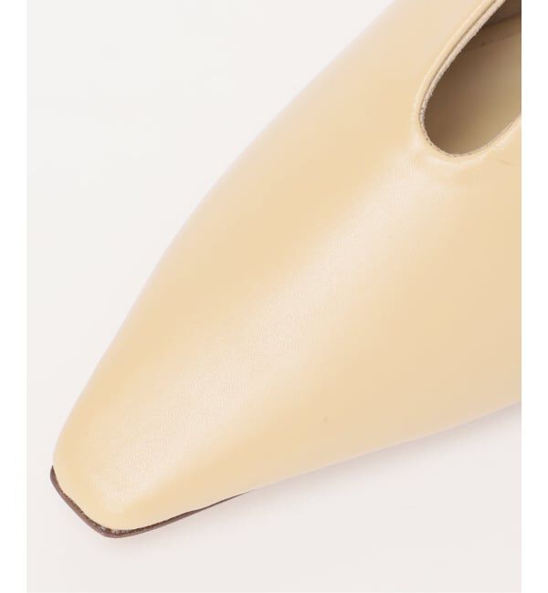  「3cmフレンチスクエアスリットパンプス」|パンプス|