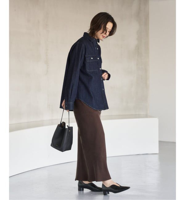  「3cmフレンチスクエアスリットパンプス」|パンプス|