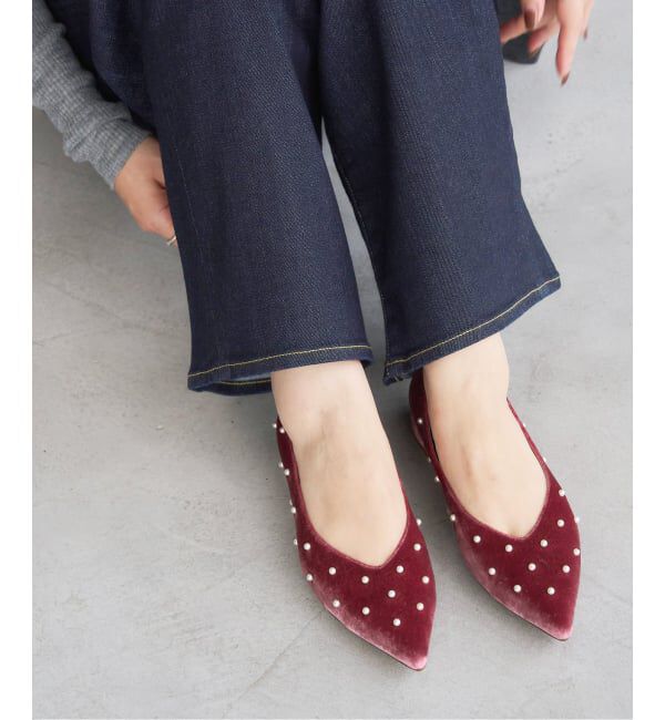  「ポインテッドパールスタッズフラット」|その他|