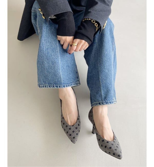  「《追加》7cmポインテッドニュアンスカットパンプス」|パンプス|ブラック C