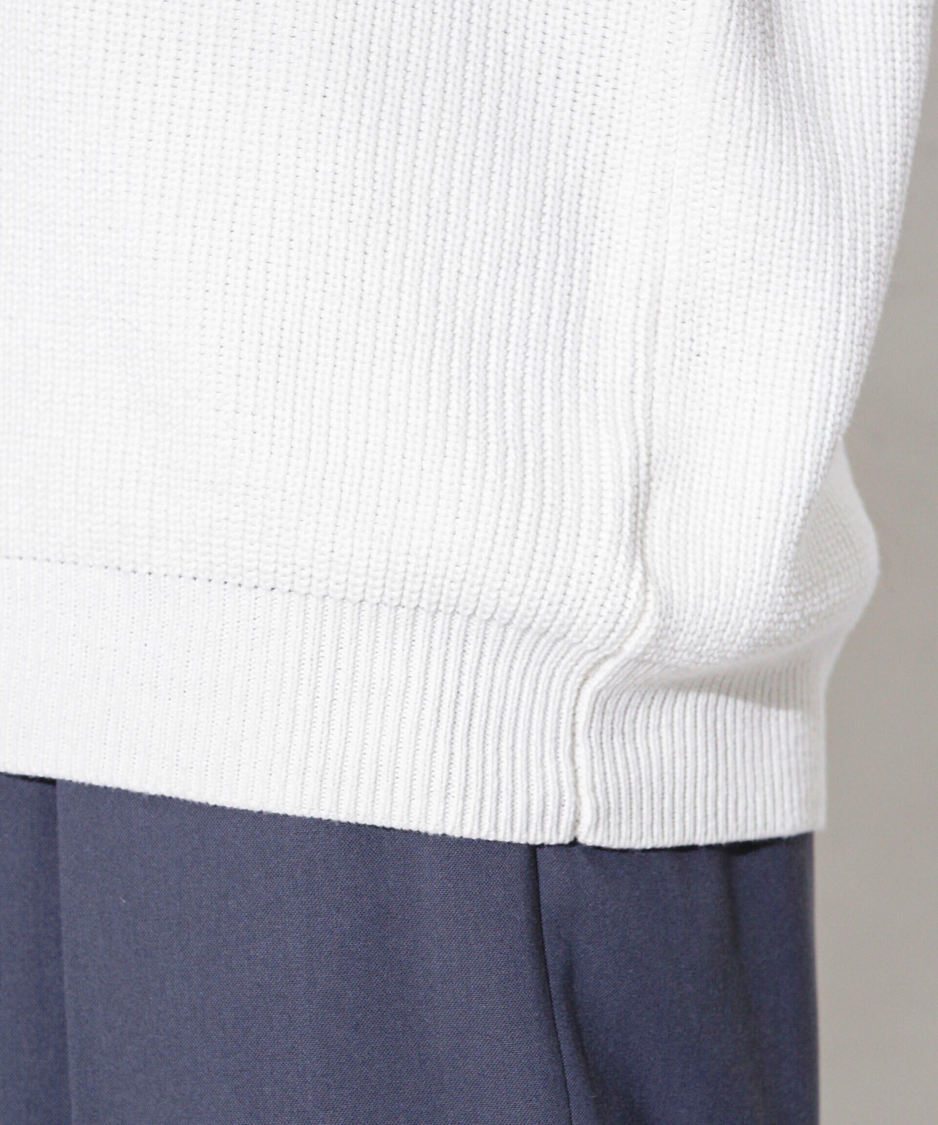 nano･universe「片畦グラデーションクルーネックニット」|ニット・セーター|