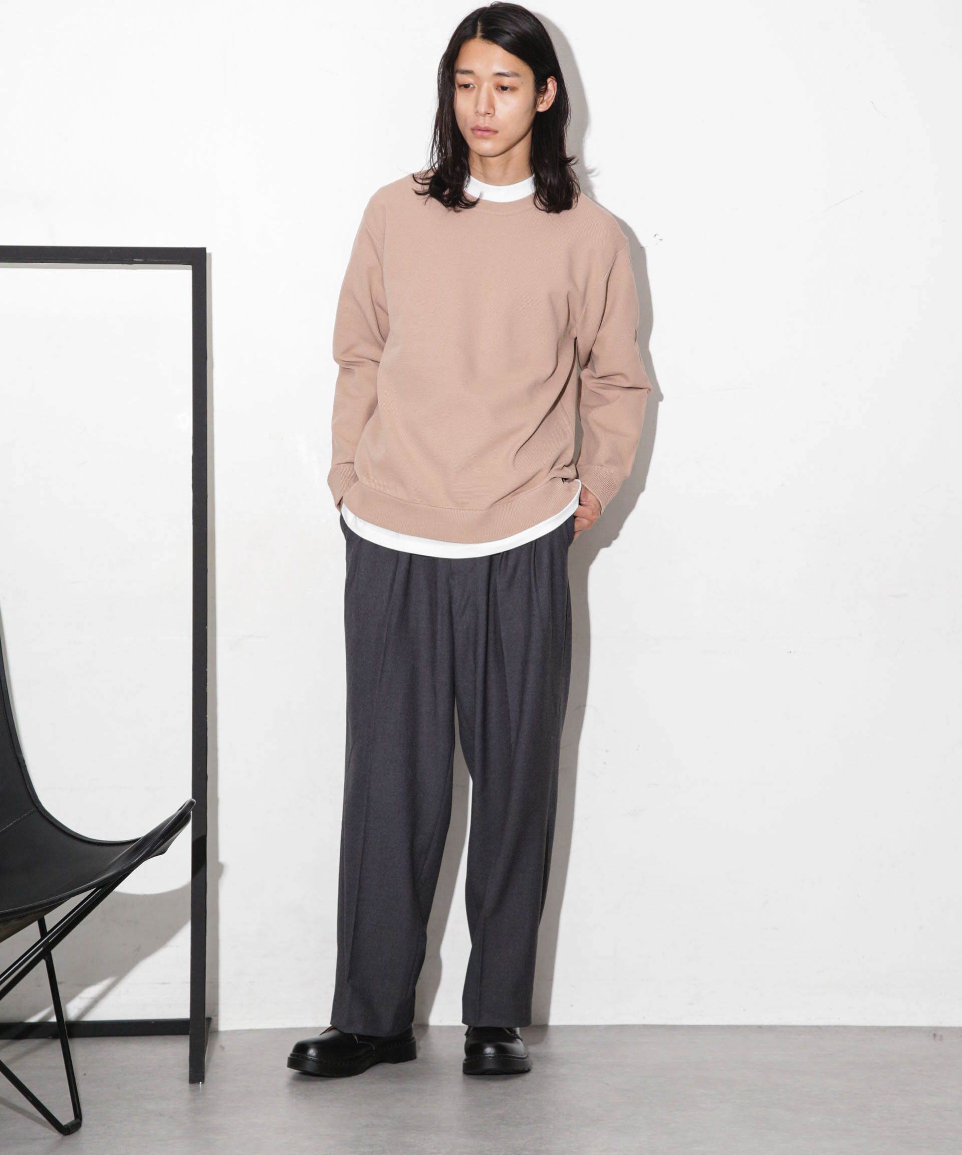 nano･universe「テック鹿の子アンサンブルニット」|ニット・セーター|