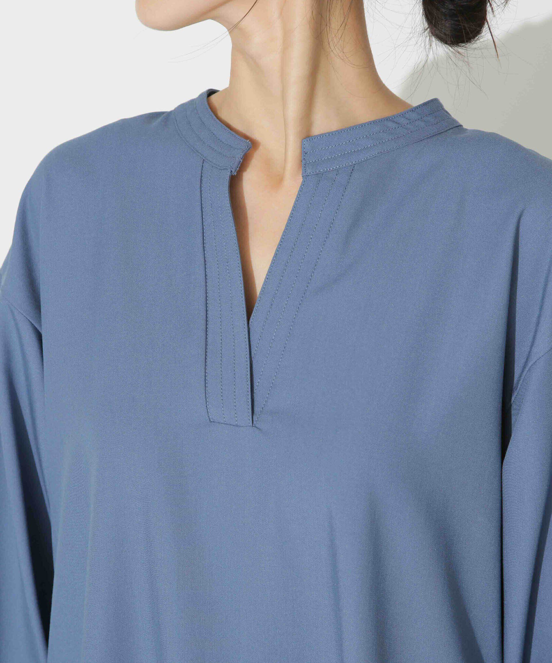 nano･universe「ハイカウントツイルバンドカラースキッパーワンピース」|ワンピース|