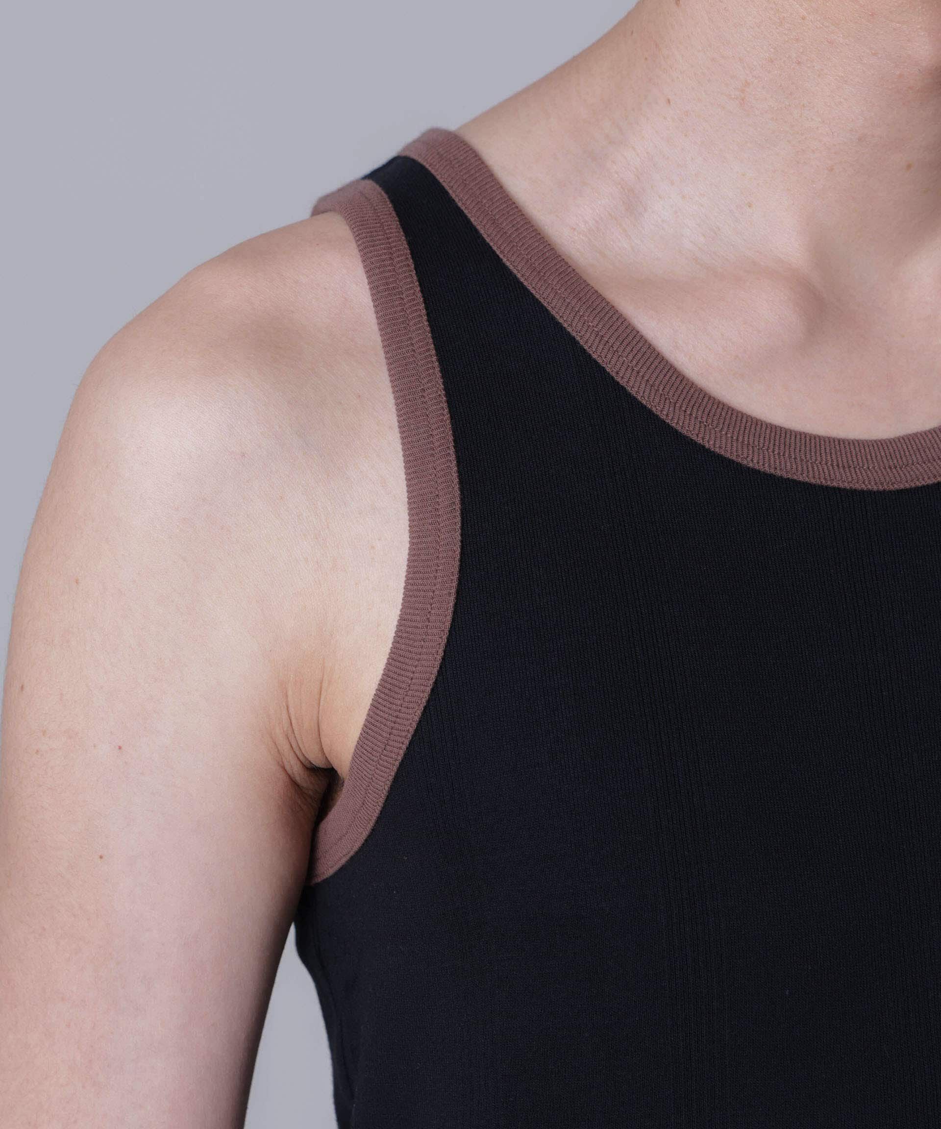 nano･universe「「NJ/CLUB」PARKSTOCK MILLER別注 パネルリブタンクトップ」|Tシャツ・カットソー|