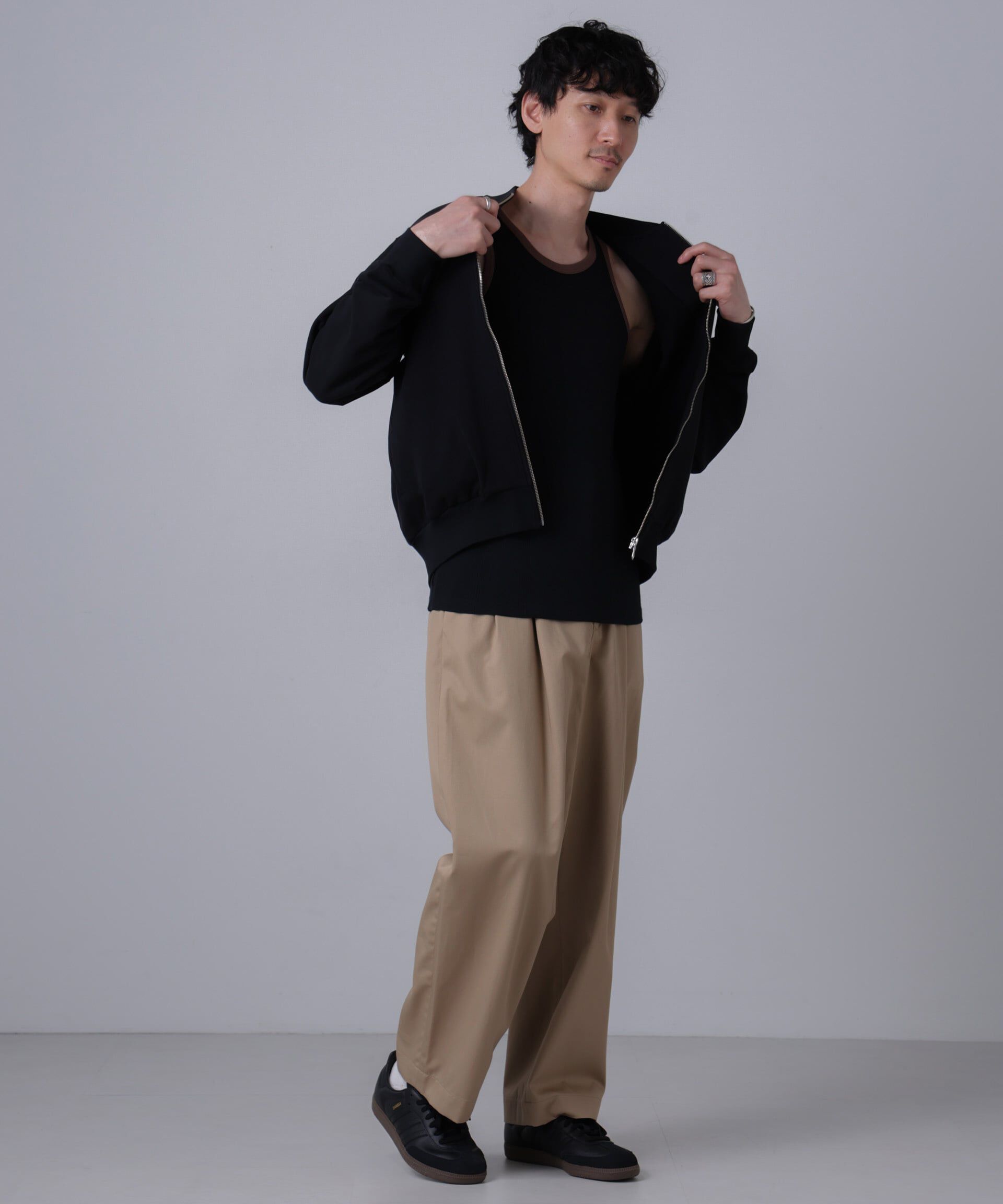 nano･universe「「NJ/CLUB」PARKSTOCK MILLER別注 パネルリブタンクトップ」|Tシャツ・カットソー|