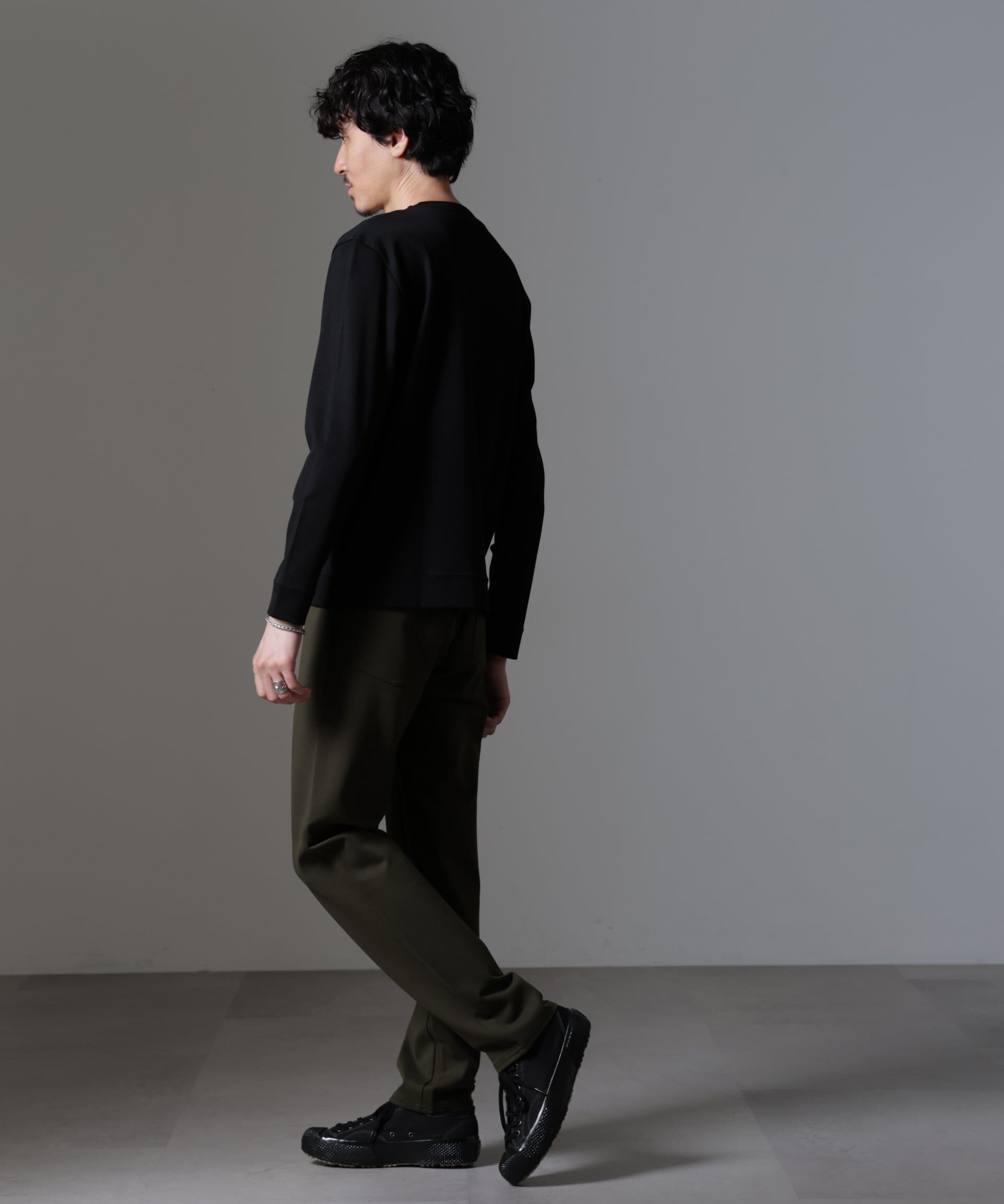 nano･universe「｢FORMAL JERSEY｣クルーネックカットソー長袖」|Tシャツ・カットソー|