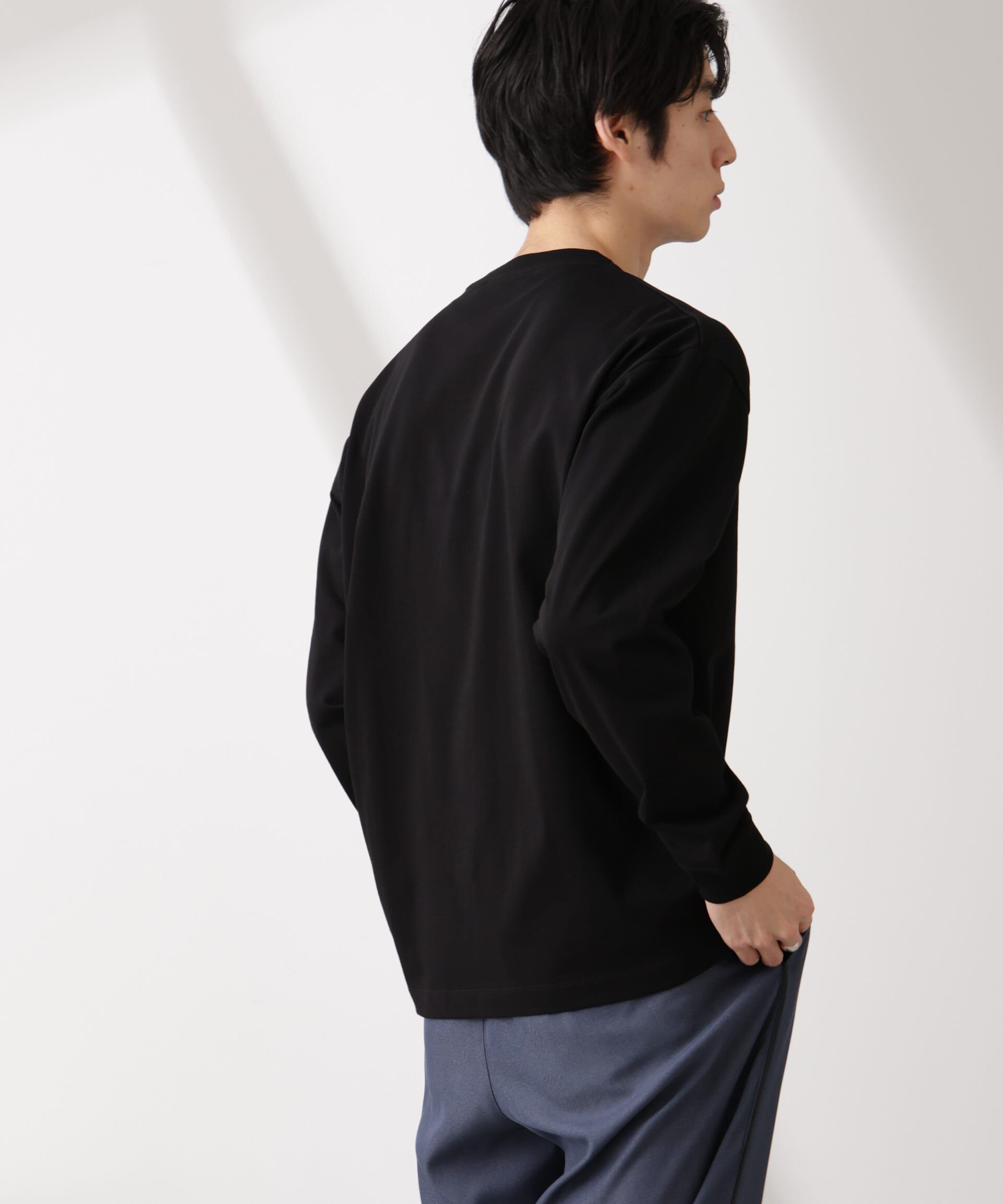 nano･universe「ナノベアTシャツ 長袖」|Tシャツ・カットソー|