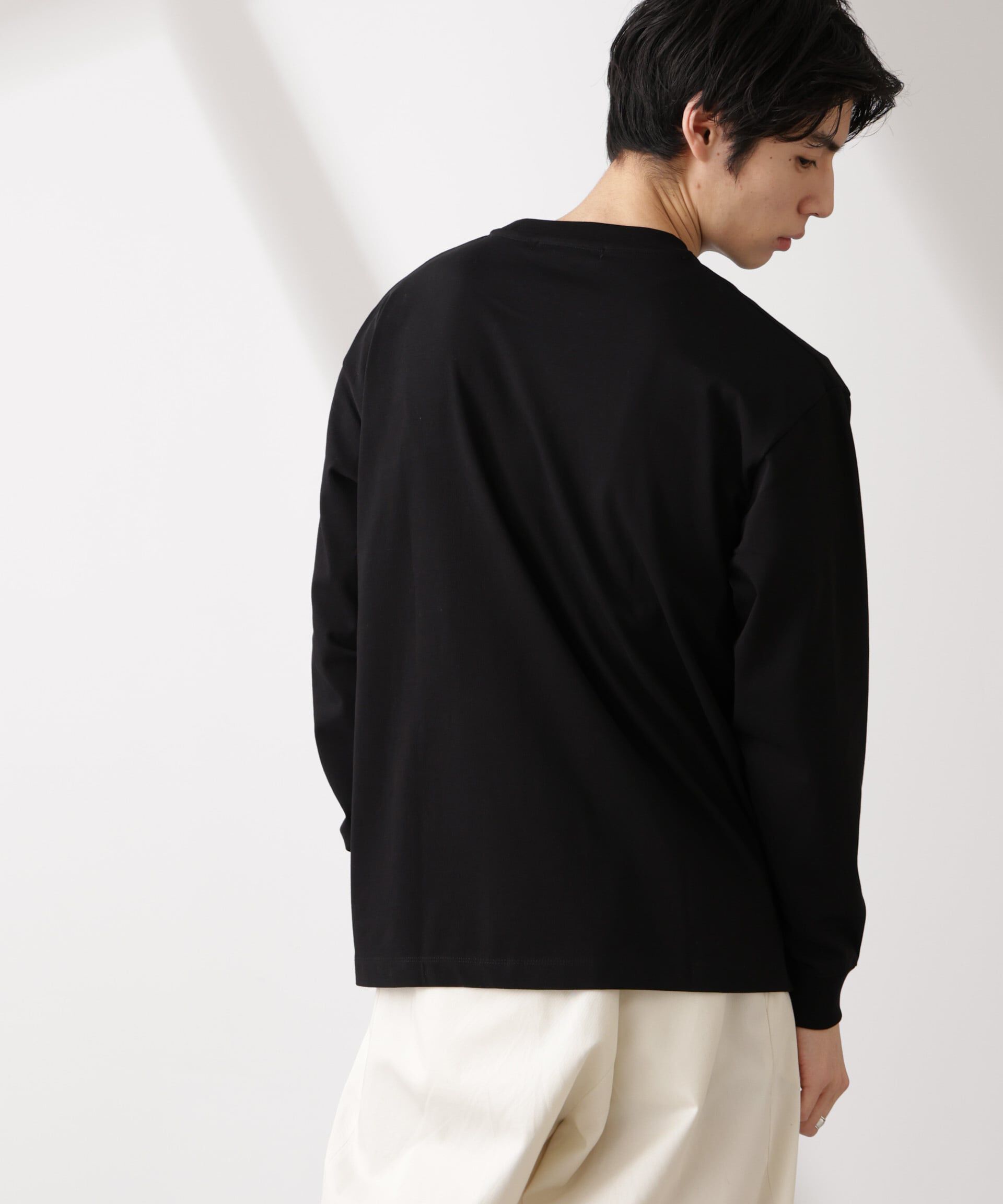 nano･universe「ナノベアTシャツ 長袖」|Tシャツ・カットソー|