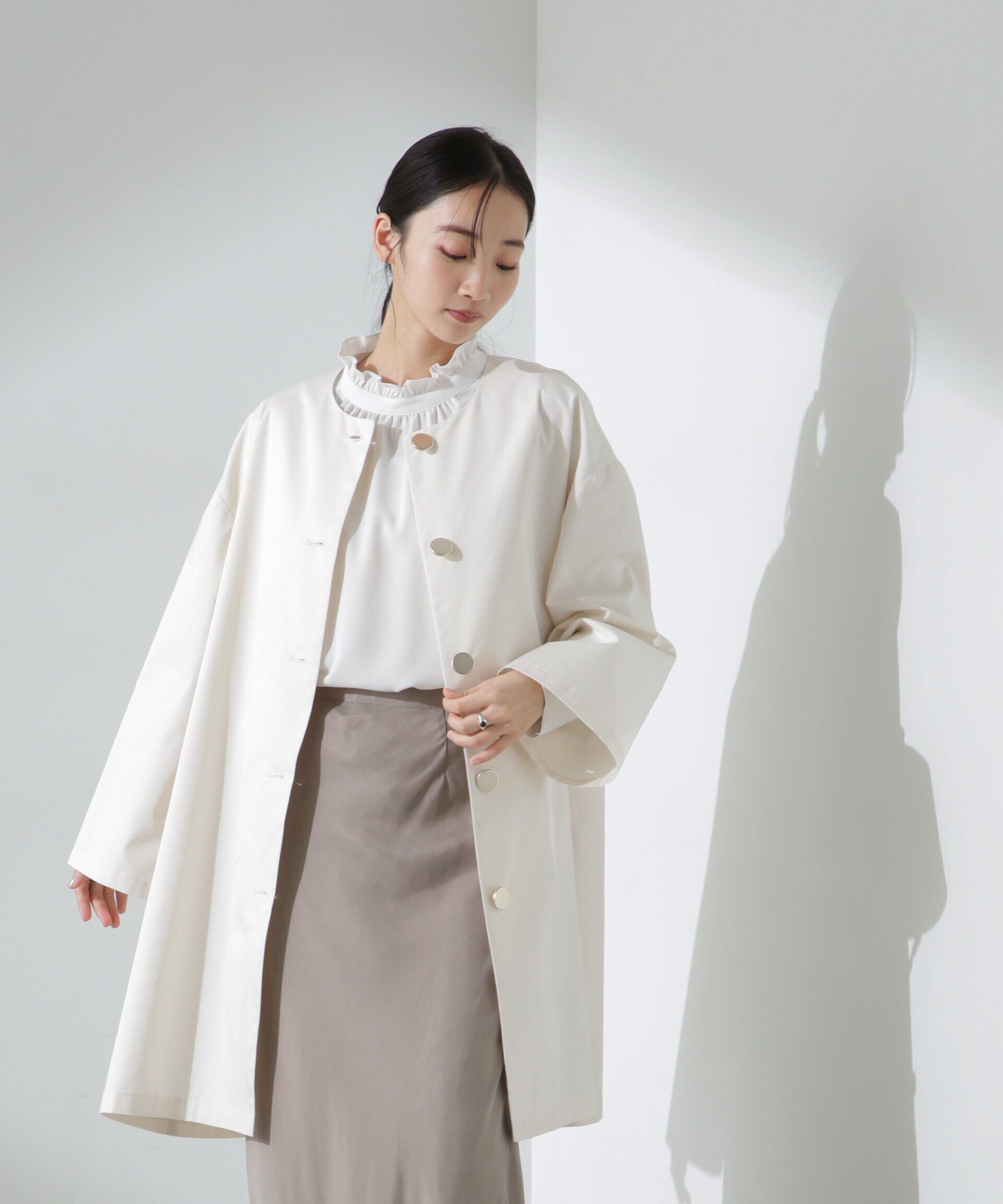 nano･universe「撥水&花粉ガードノーカラーコート」|その他|