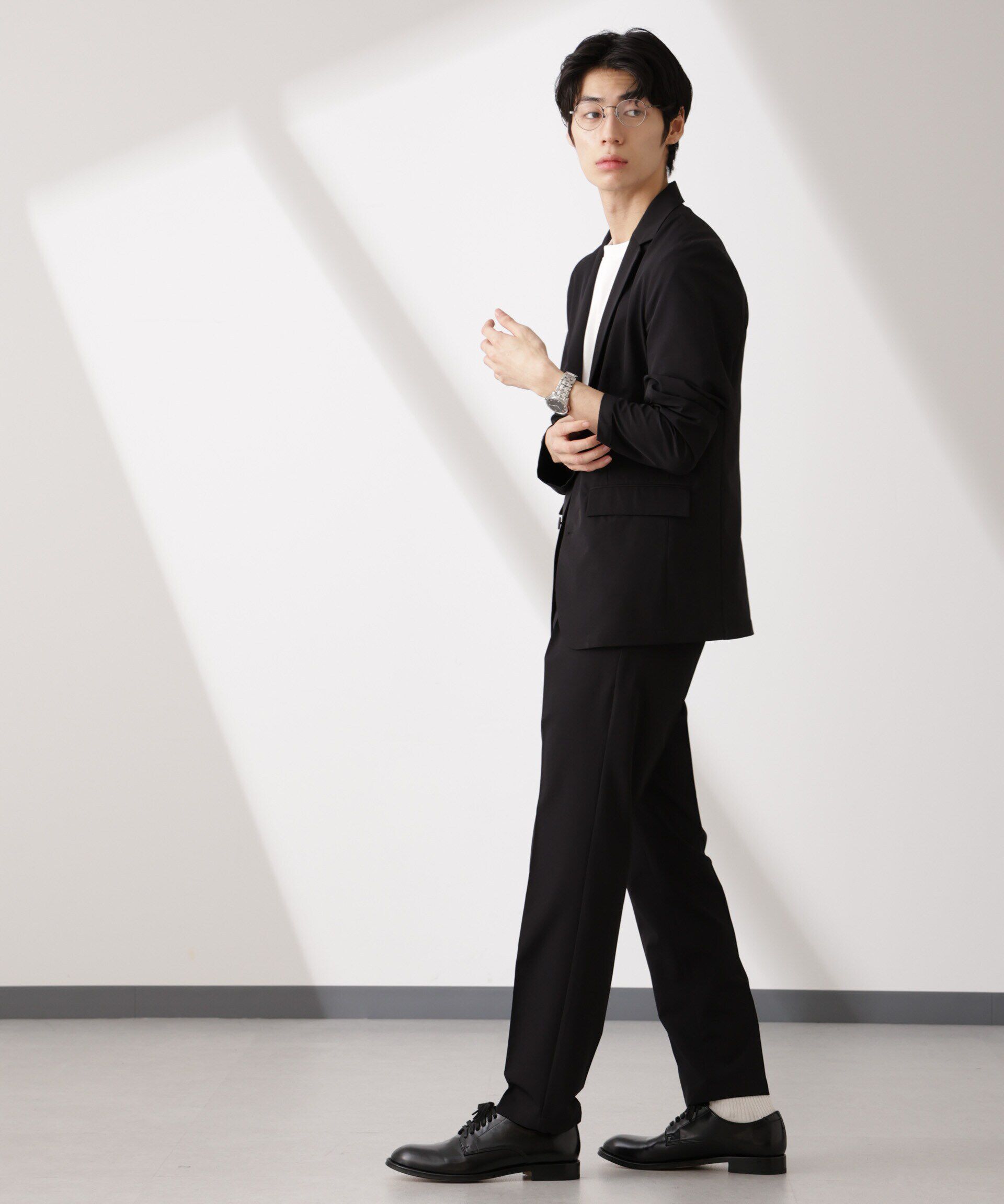 nano･universe「ライトウェイトストレッチ ジャケット(セットアップ可)」|テーラードジャケット|