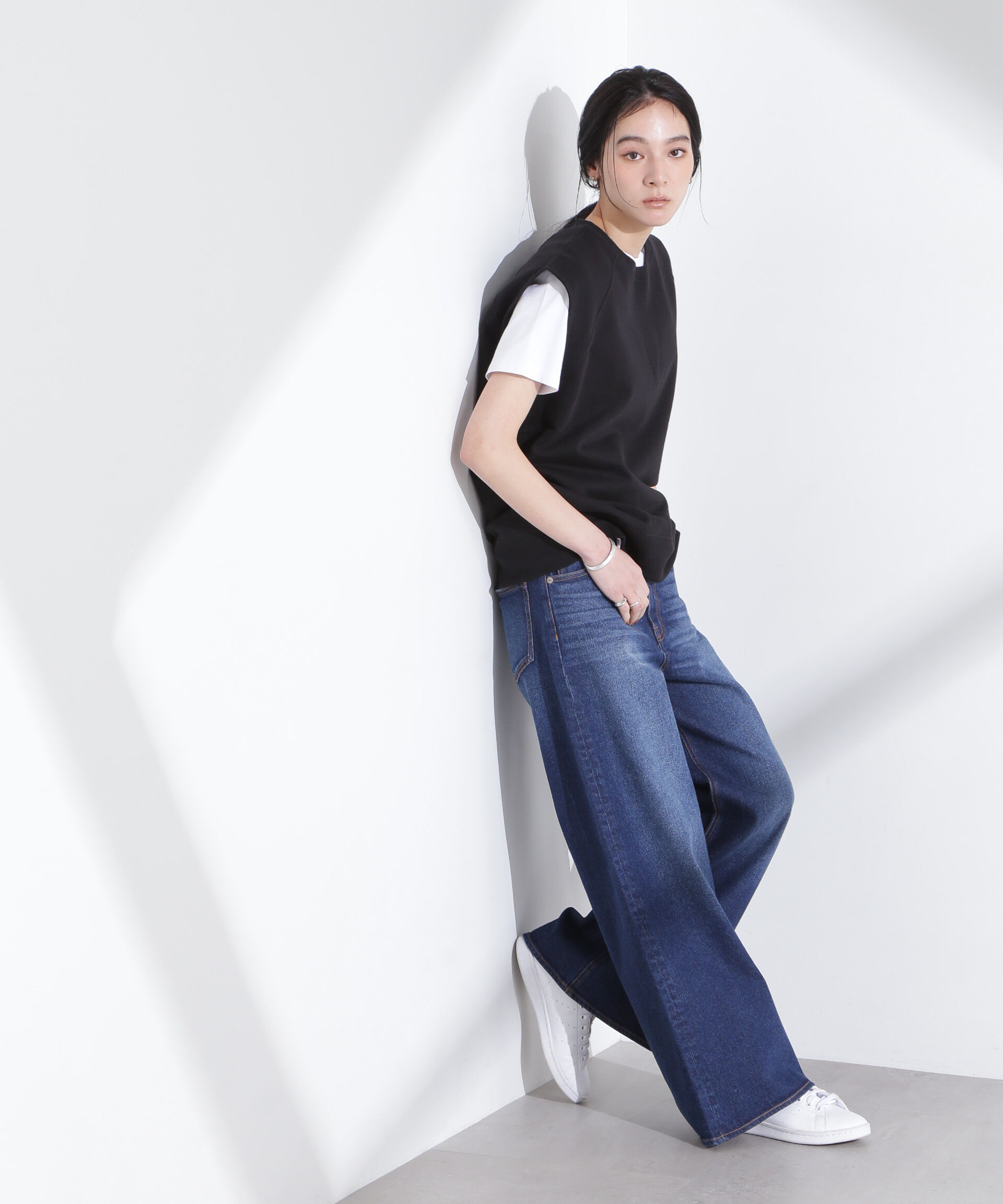 nano･universe「「MC」&rdquo;TIMELESS　WARDROBE&rdquo;ワイドフィットデニム」|チノ|