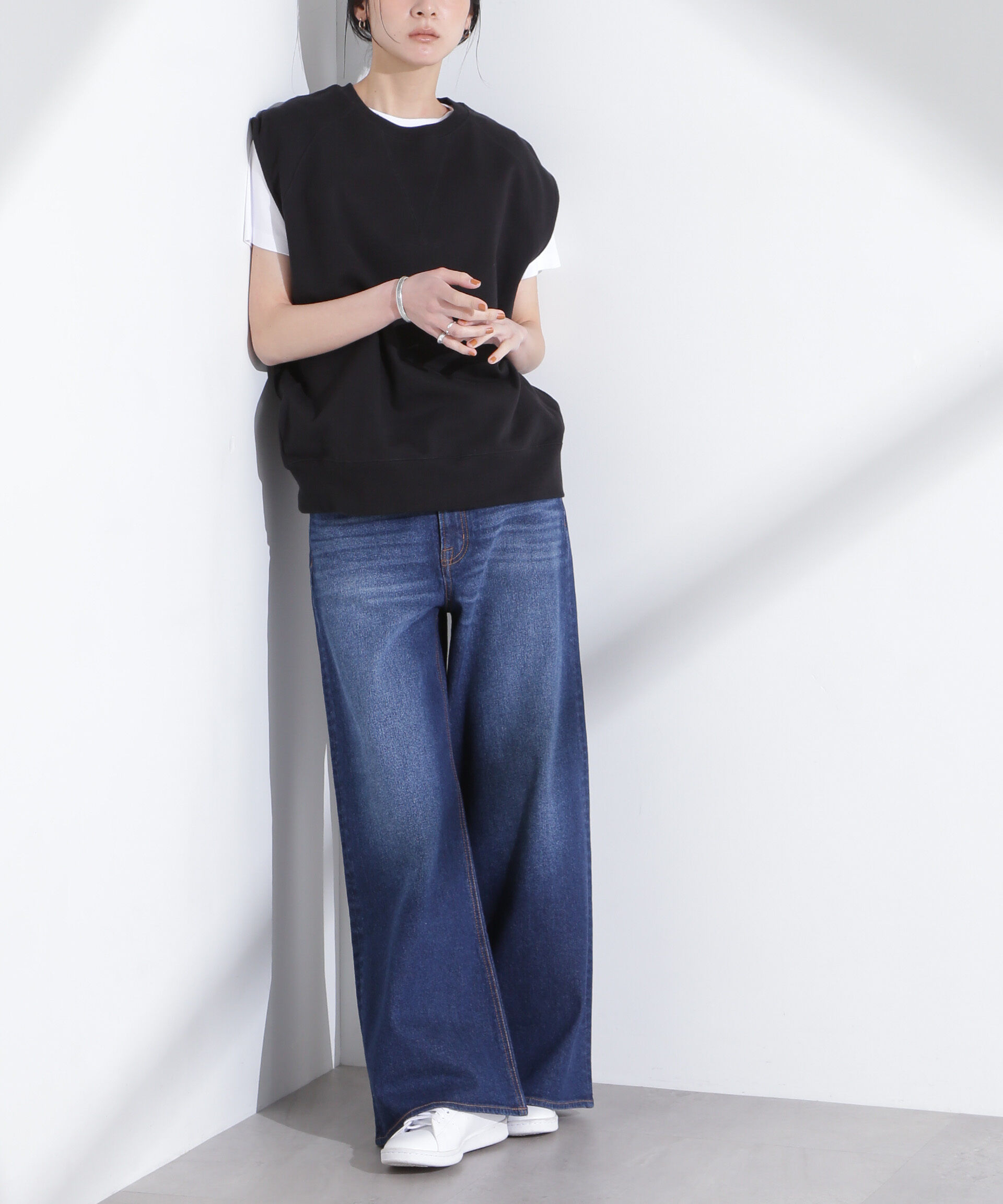 nano･universe「「MC」&rdquo;TIMELESS　WARDROBE&rdquo;ワイドフィットデニム」|チノ|