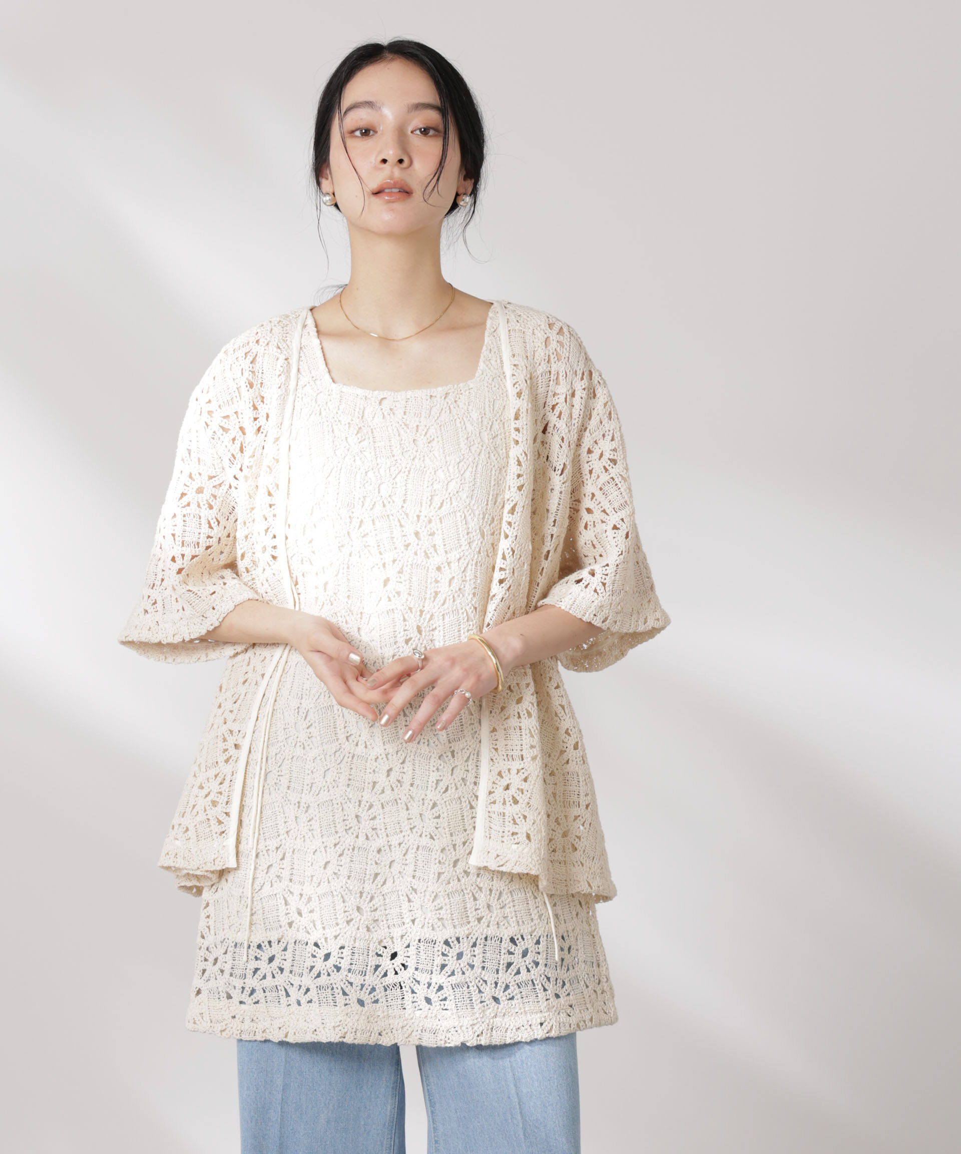 nano･universe「コットンコードレースジャケット（セットアップ可）」|テーラードジャケット|