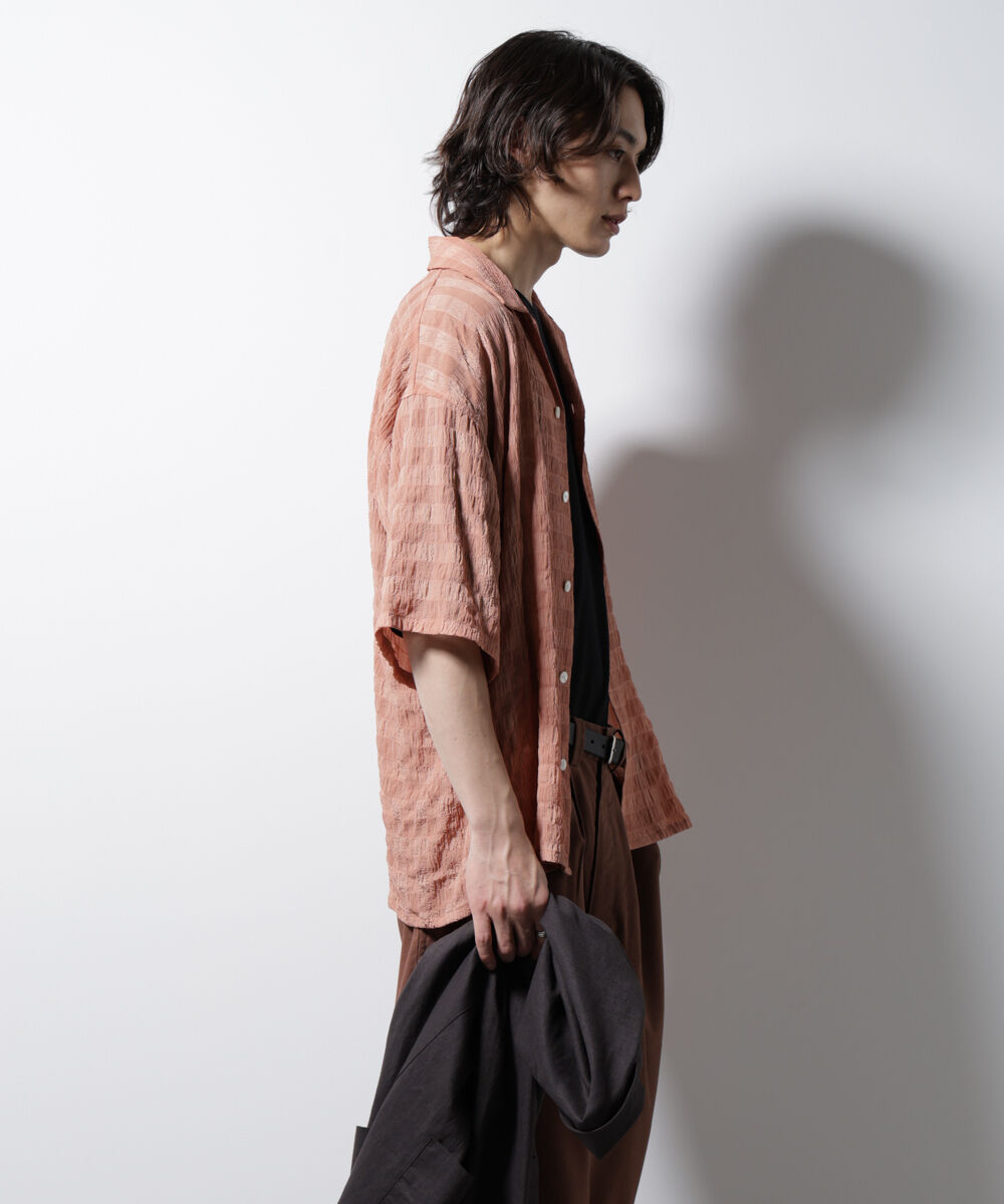 nano･universe「シースルーチェックシャツ」|シャツ・ブラウス|