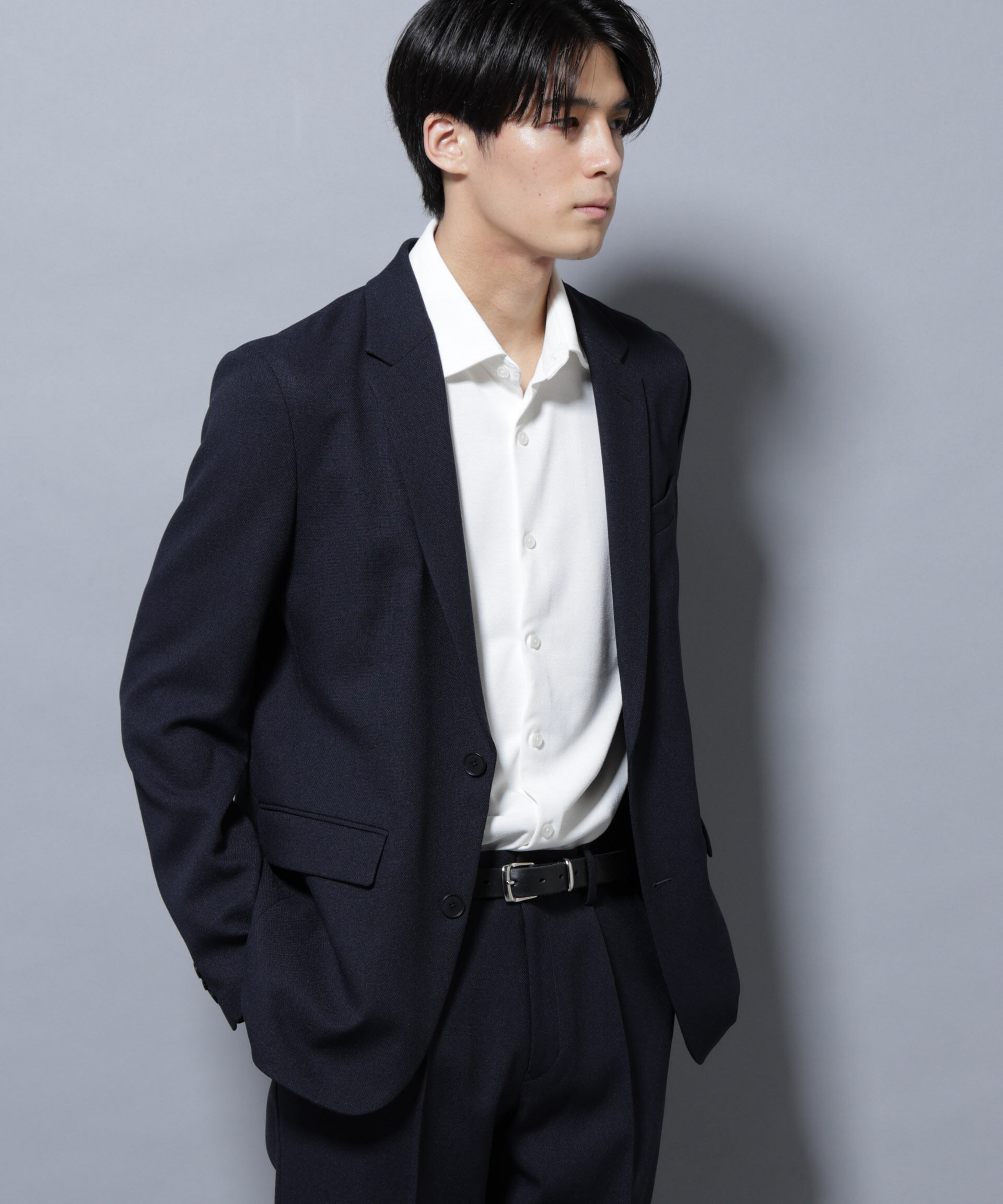 nano･universe「「N SHIRTS」 AERO FREEZE 鹿の子シャツ」|シャツ・ブラウス|