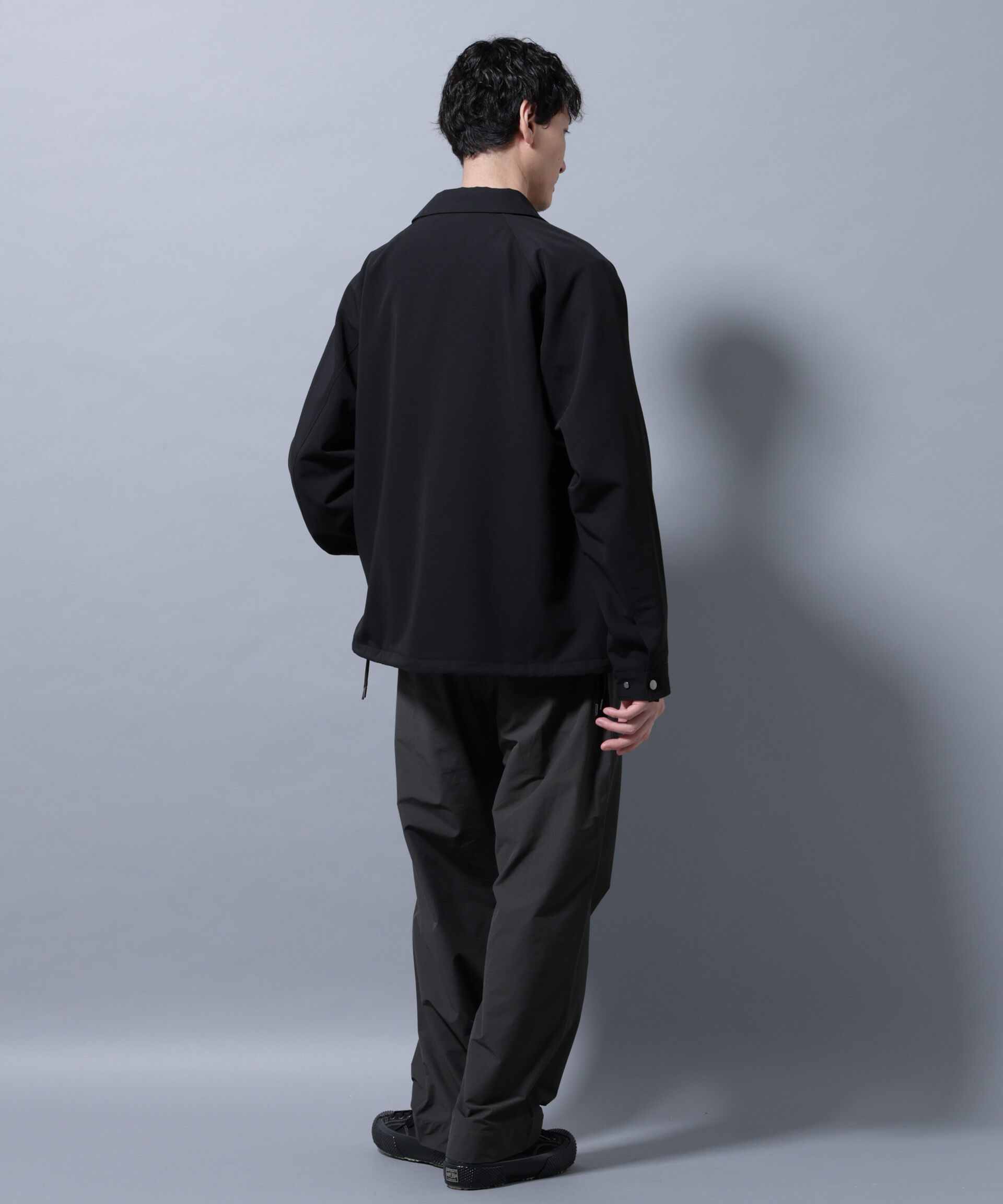 nano･universe「イタリアンドットリラックスコーチジャケット」|ブルゾン・スタジャン|