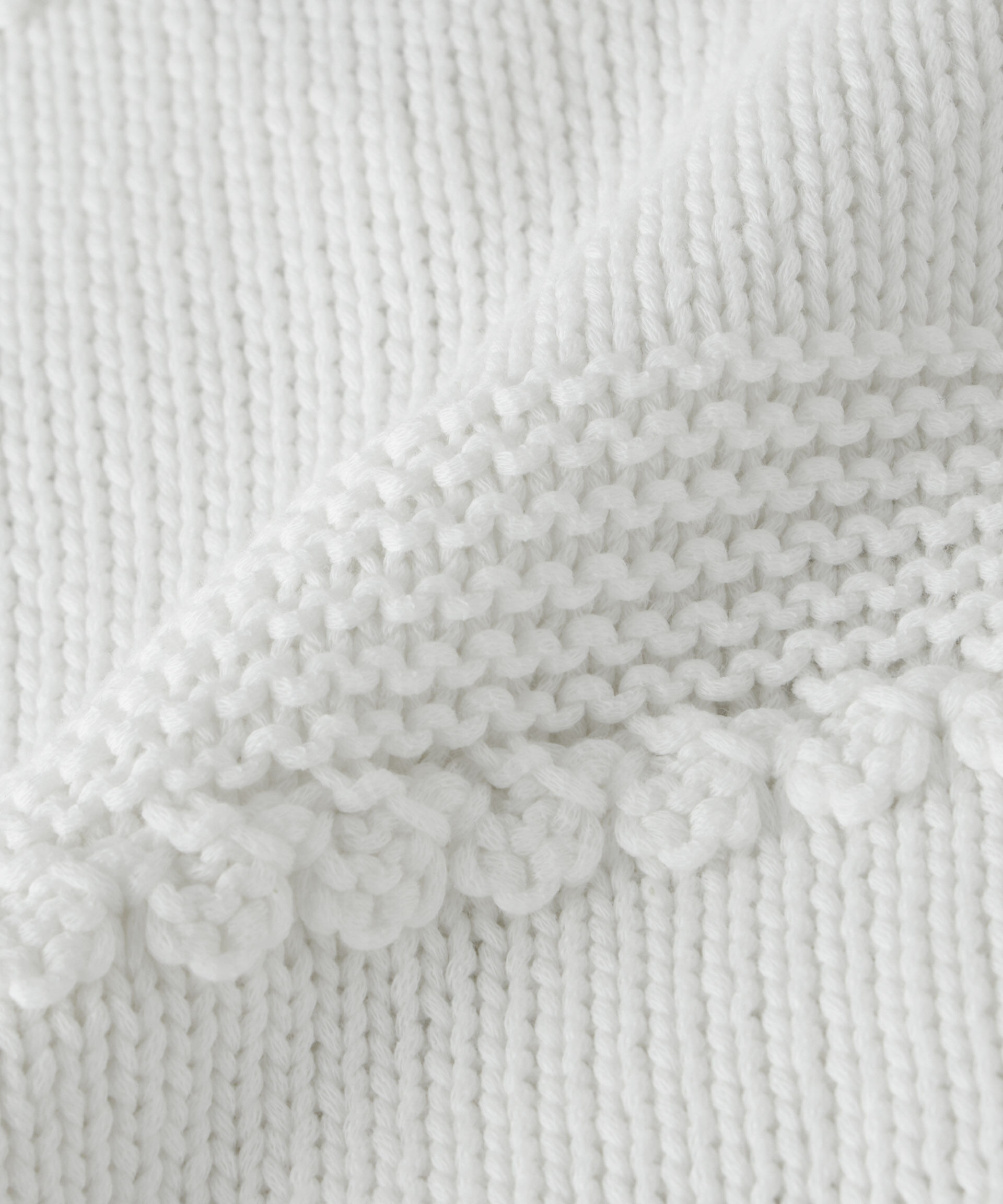 nano･universe「リリヤーンフリンジニットベスト」|ニット・セーター|