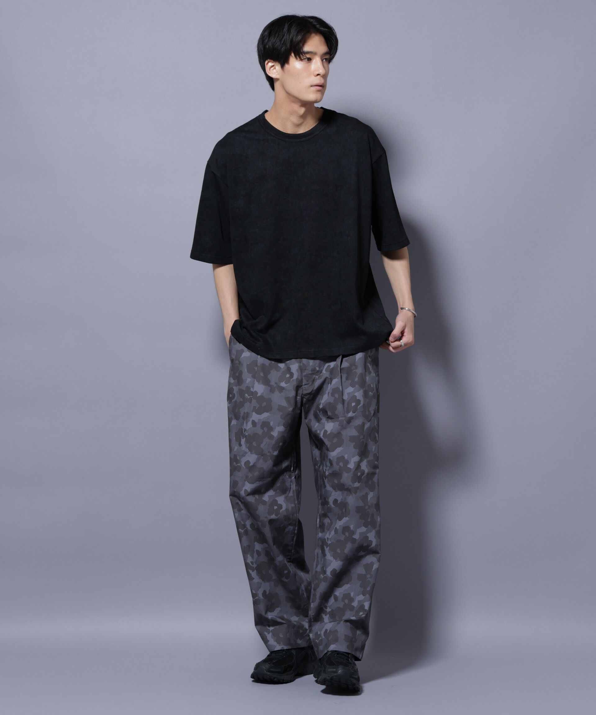 nano･universe「オリジナルパターンイージーパンツ」|チノ|