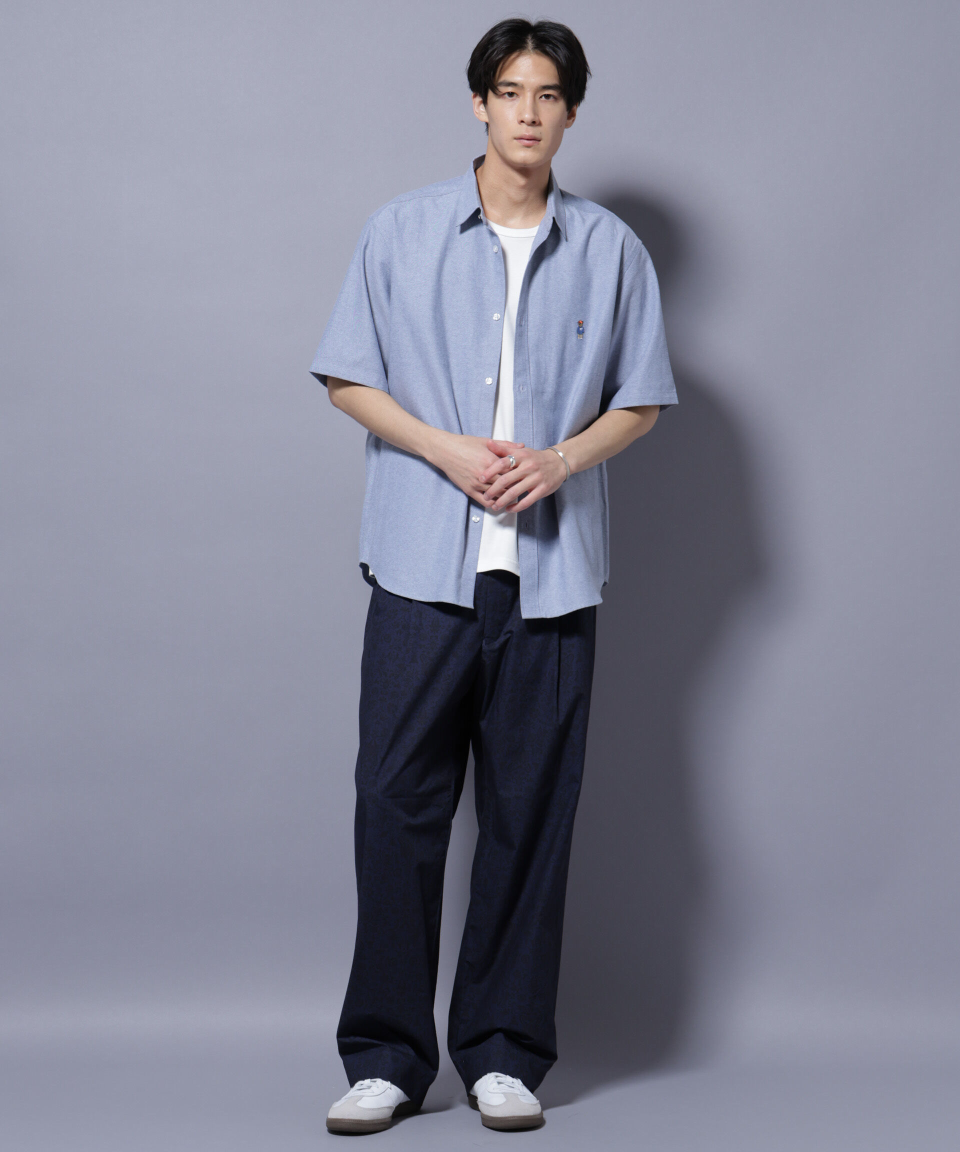 nano･universe「オリジナルパターンイージーパンツ」|チノ|