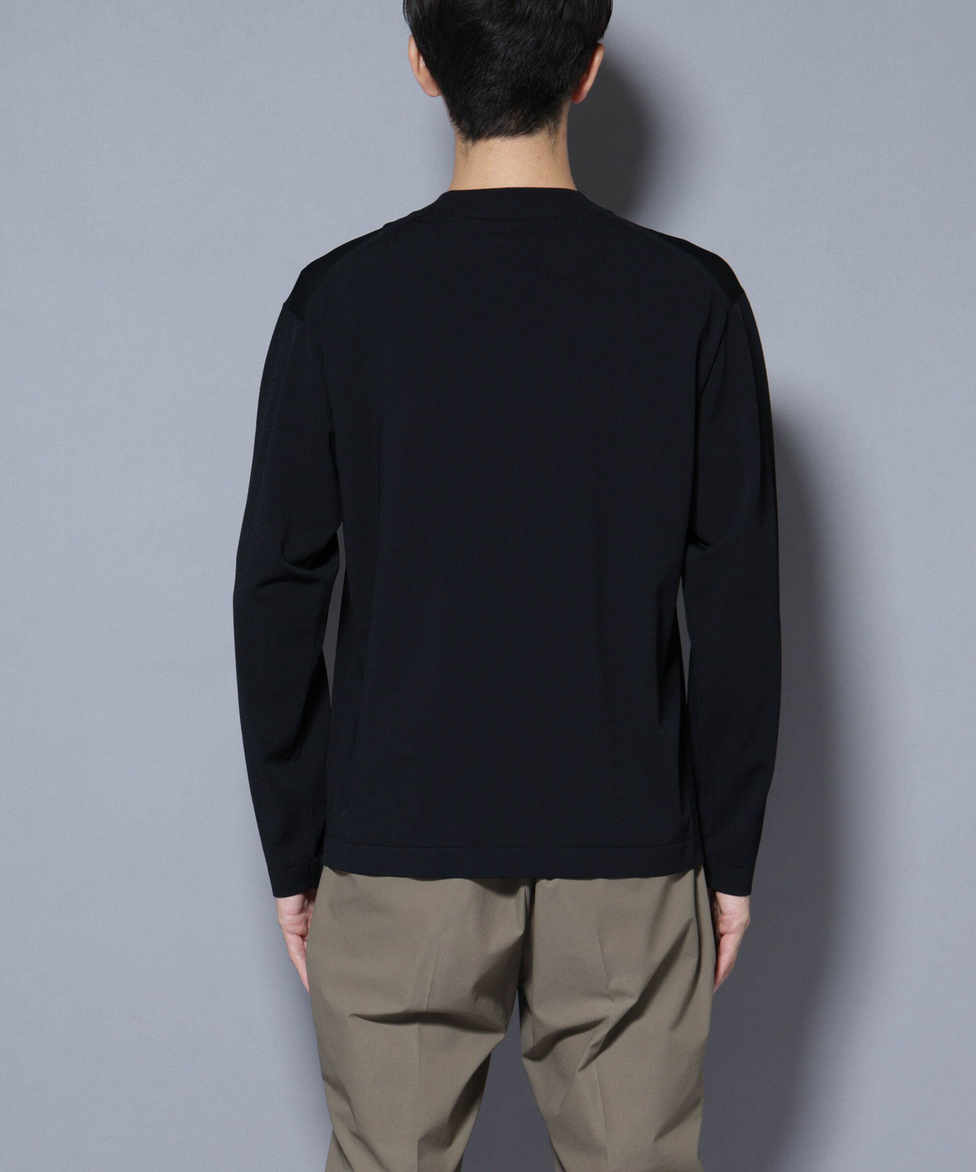 nano･universe「「ELITE 7 FUNCTION」クルーネックニット」|ニット・セーター|