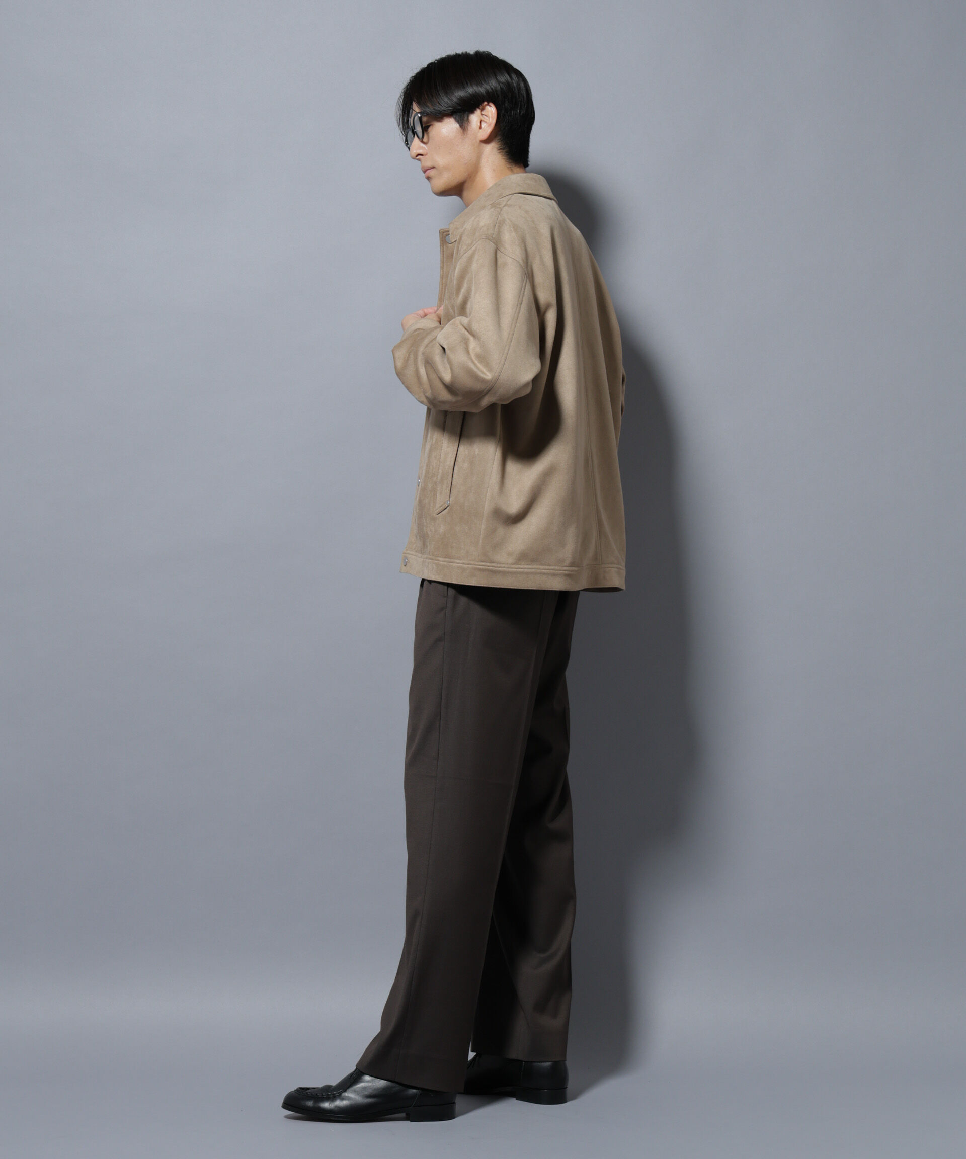 nano･universe「DELEGANTEエアリーサキソニー/CHK/ST ストレートFITパンツ(セットアップ可)」|チノ|