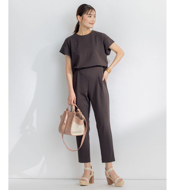 組曲「【吸湿・冷感・UVケア】スタイルアップジャージー パンツ」|その他|