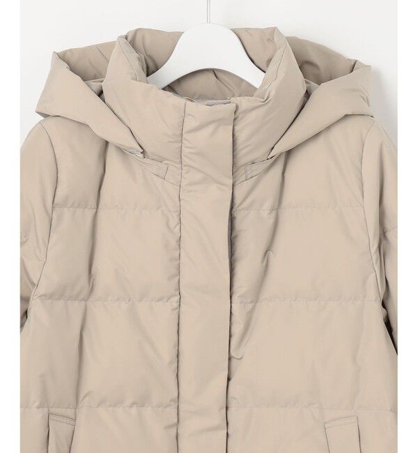 自由区「【洗える】マイクロタッサーダウン コート」|ダウン|