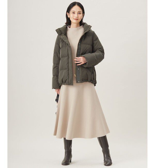 自由区「【洗える】マイクロタッサーダウン コート」|ダウン|