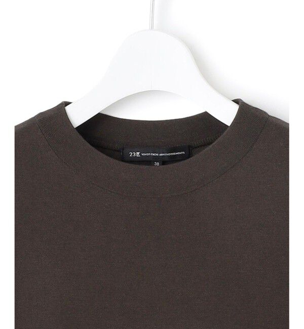 23区「【洗える/吊り干しOK】ヴィスコースストレッチ  バックデザイン ニットワンピース」|ワンピース|