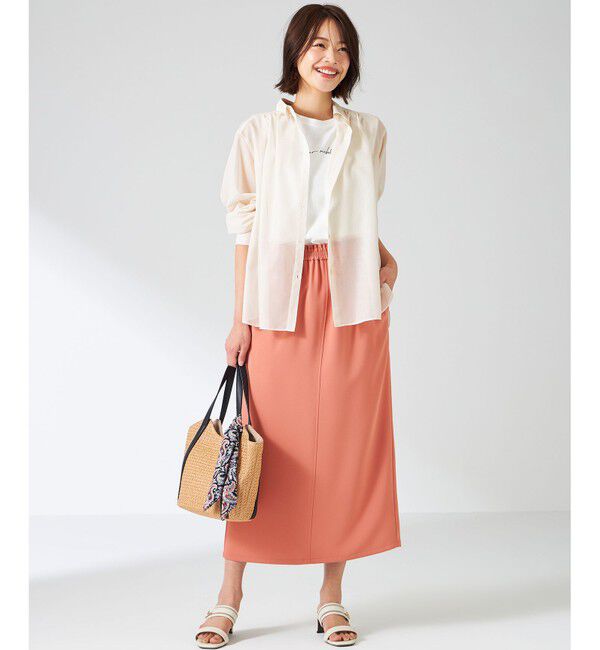 ANY SIS「【撥水・接触冷感・UVカット】コンフォートイージー スカート」|スカート|