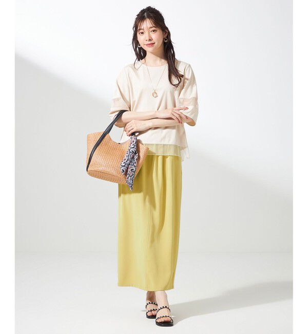 ANY SIS「【撥水・接触冷感・UVカット】コンフォートイージー スカート」|スカート|