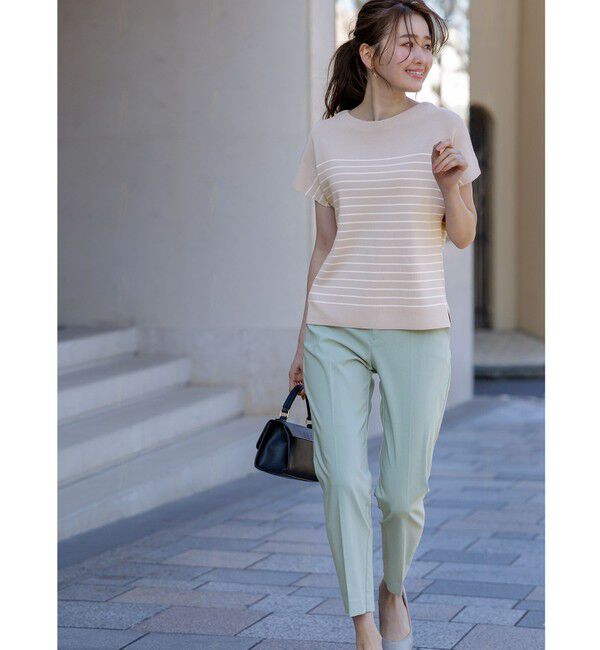 ANY SIS「【ストレッチ・接触冷感・撥水・UVカット・洗える】エアリーストレッチ テーパードパンツ」|その他|