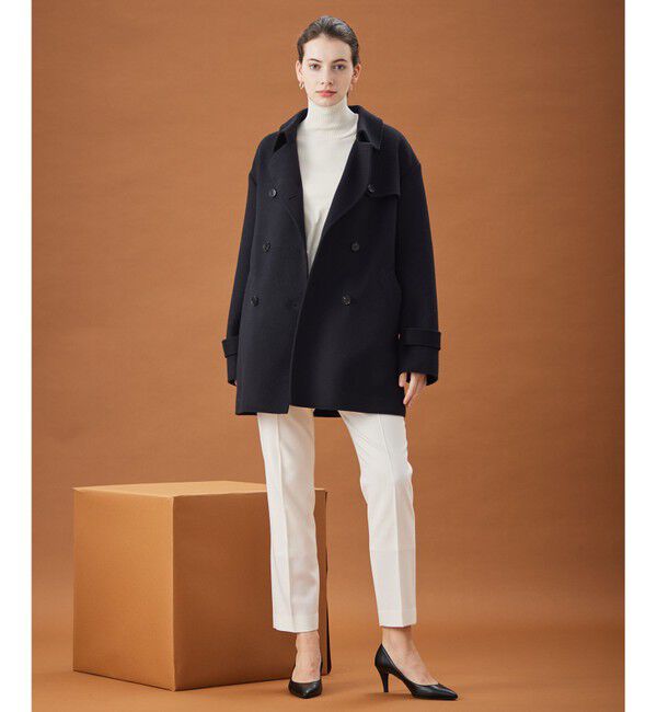 BEIGE,「【WEB限定】JADE / ハーフコート」|チェスターコート|