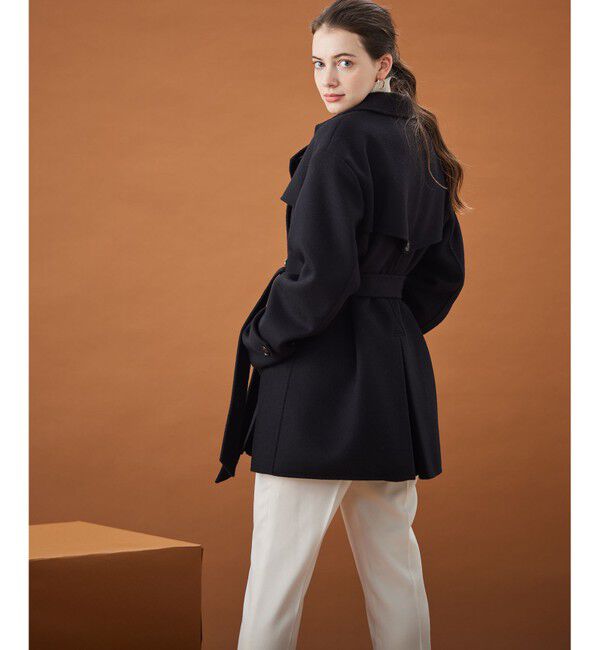 BEIGE,「【WEB限定】JADE / ハーフコート」|チェスターコート|