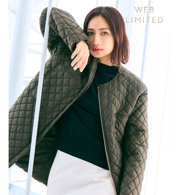 BEIGE,「【WEB限定・洗える】COINTET / 中綿キルティングコート」|その他|Kahki