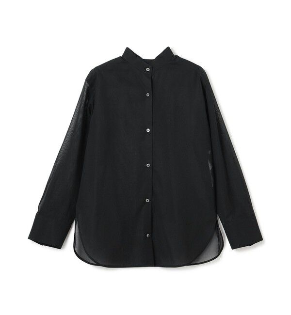 BEIGE,「【洗える】PLUMERIA / コットンシアーバックボウタイブラウス」|シャツ・ブラウス|