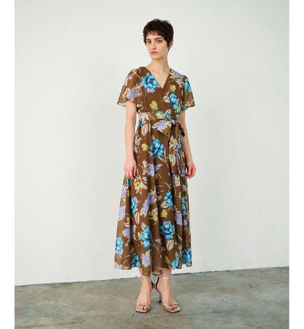 Diagram「ミモザプリントワンピース」|ワンピース|