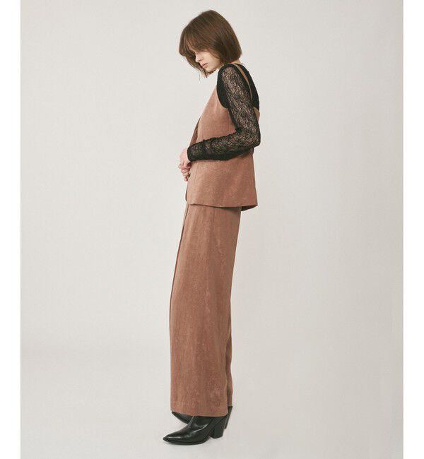 GRACE CONTINENTAL「クラッシュサテンキャミトップ」|キャミソール|