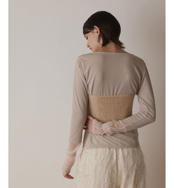 Diagram「チュールベアトップ」|チューブトップ|