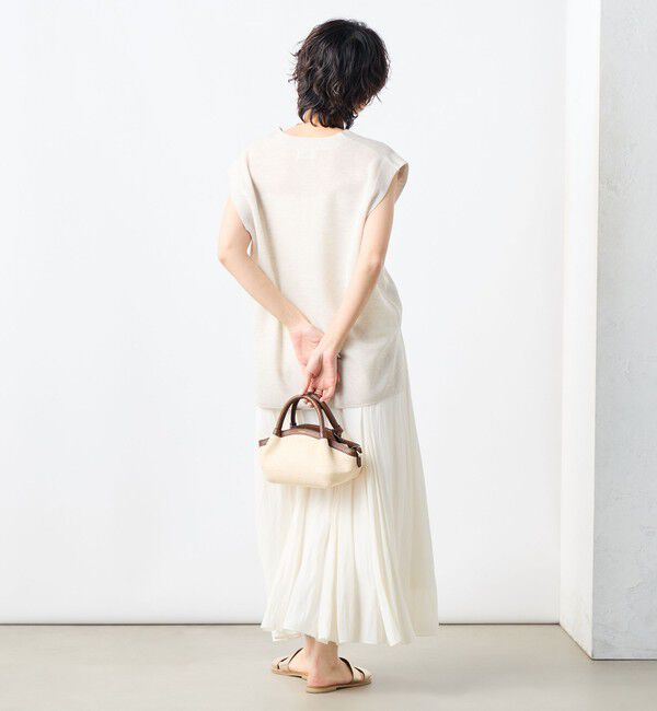 NOLLEY'S「ウォッシャブル割繊フレアスカート」|フレア|